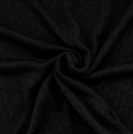 Ensemble Prénom Brodé en tissu maille de coton façon tricot jacquard Turban pompon + moufles + chaussons brodé assortis